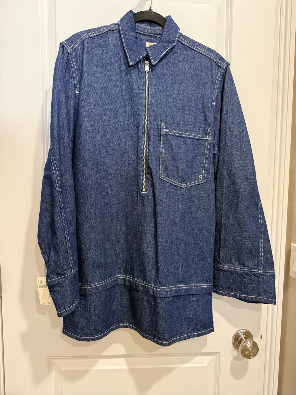 Pilco Denim Mini Shift Dress - Picture 2 of 4